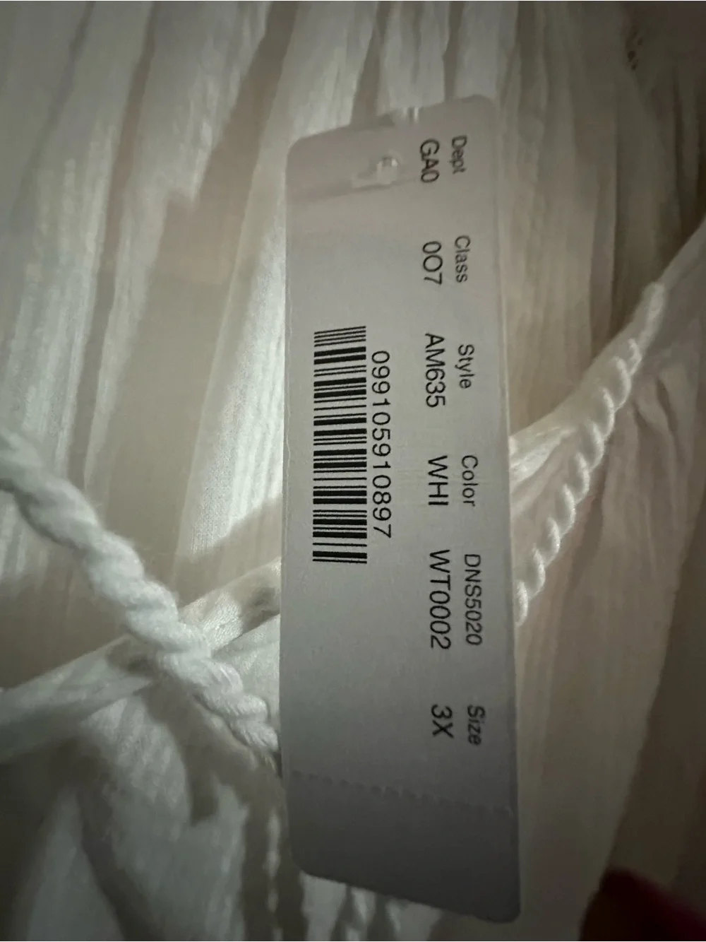 J. Crew flowy white